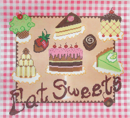 click here to view larger image of Eat Sweets (hand painted canvases)