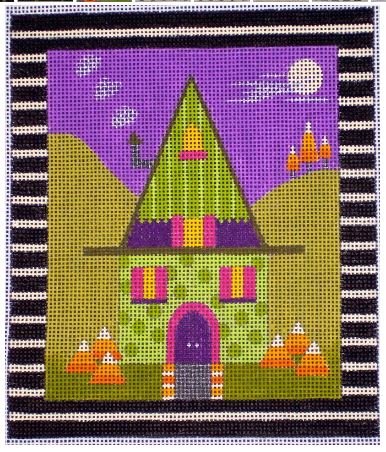 click here to view larger image of Witch Hat House (hand painted canvases)