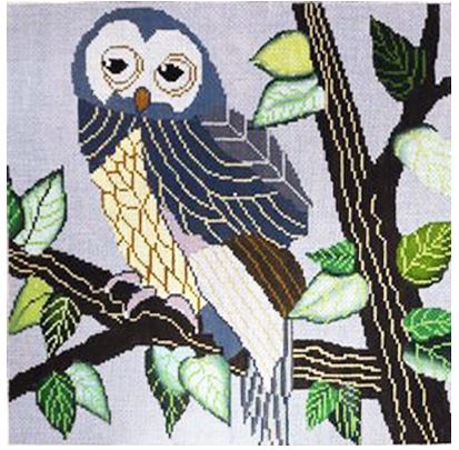 click here to view larger image of Small Majestic Owl (hand painted canvases)