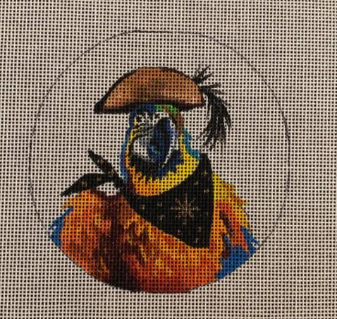 click here to view larger image of Pirate Parrot (hand painted canvases)