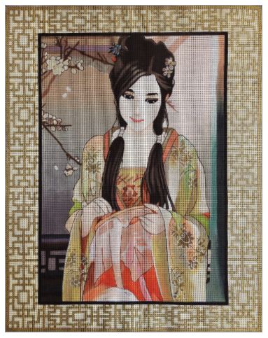 click here to view larger image of Mei Mei (hand painted canvases)