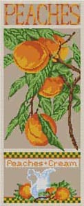 click here to view larger image of Peaches (hand painted canvases)