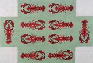 click here to view larger image of Lobstah (hand painted canvases)
