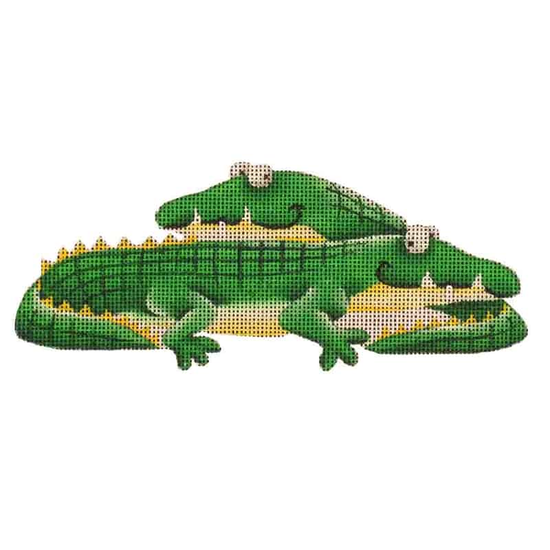 click here to view larger image of Alligator (hand painted canvases)