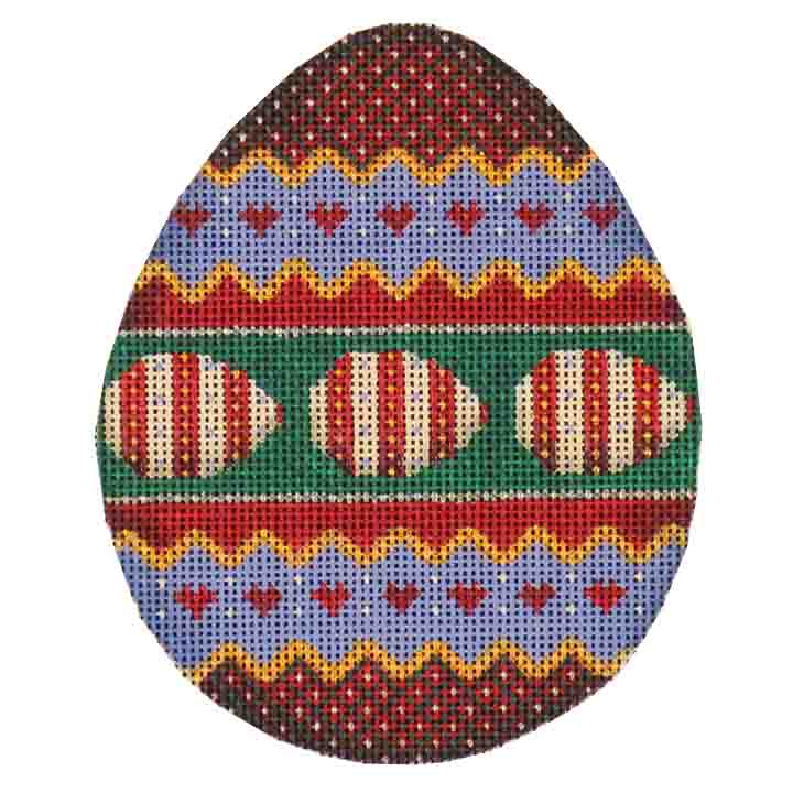click here to view larger image of Easter Egg (hand painted canvases)
