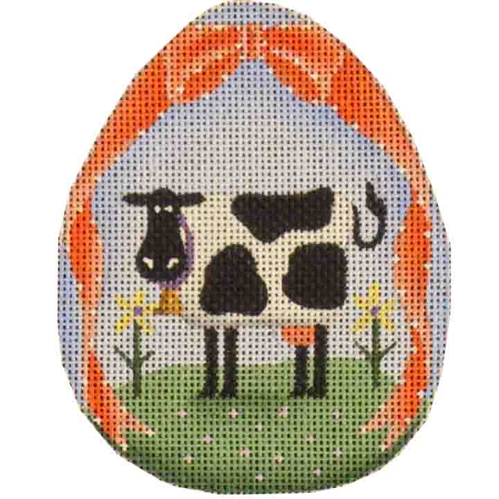 click here to view larger image of Cow Egg (hand painted canvases)