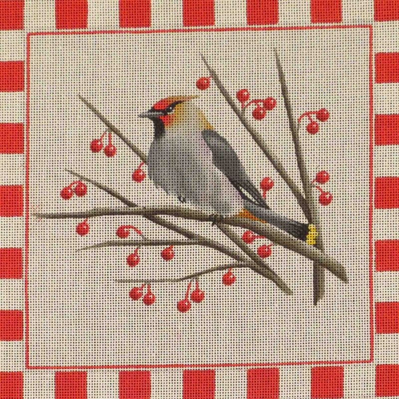 click here to view larger image of Bohemian Waxwing (hand painted canvases)