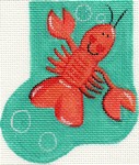 click here to view larger image of Larry the Lobster (hand painted canvases)