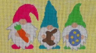 click here to view larger image of Easter Gnomes (hand painted canvases)