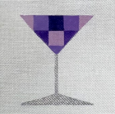 click here to view larger image of Lilac Martini (hand painted canvases)