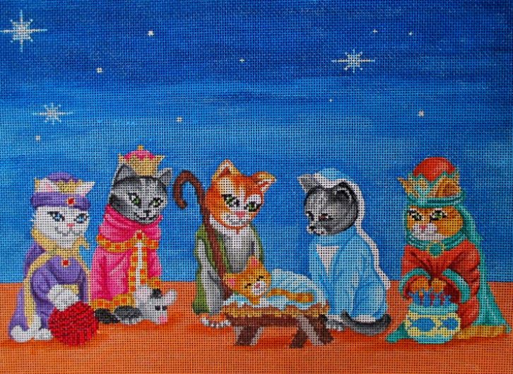 click here to view larger image of Kitten Kreche  (hand painted canvases)
