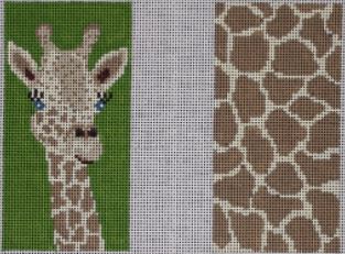 click here to view larger image of Eye Glass Case - Giraffe  (hand painted canvases)