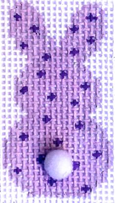 click here to view larger image of Mini - Lavender Bunny Tails (hand painted canvases)