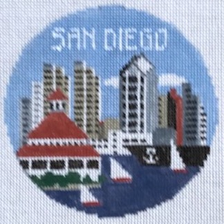 click here to view larger image of San Diego  (hand painted canvases)