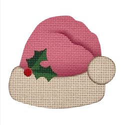 click here to view larger image of Pink Santa Hat (printed canvas)
