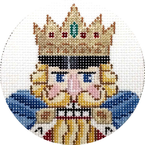 click here to view larger image of Nutcracker w/Crown (hand painted canvases)