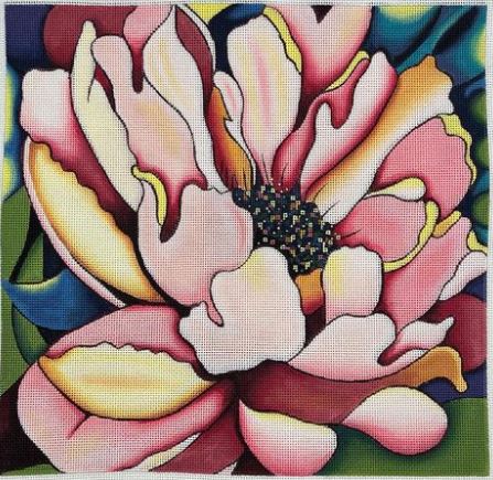 click here to view larger image of Flower (hand painted canvases)