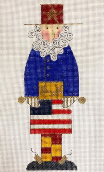 click here to view larger image of July 4th Sam (hand painted canvases)