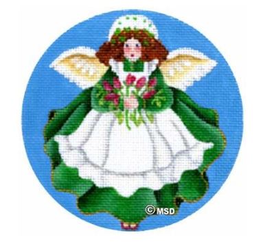 click here to view larger image of March Angel (hand painted canvases)
