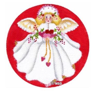click here to view larger image of February Angel (hand painted canvases)