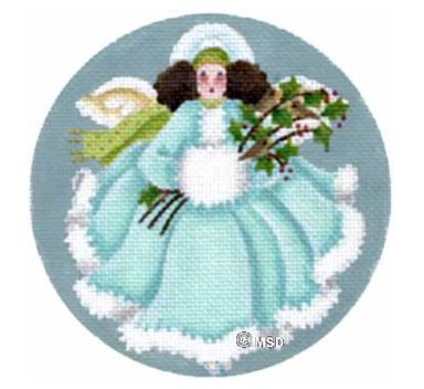 click here to view larger image of January Angel (hand painted canvases)
