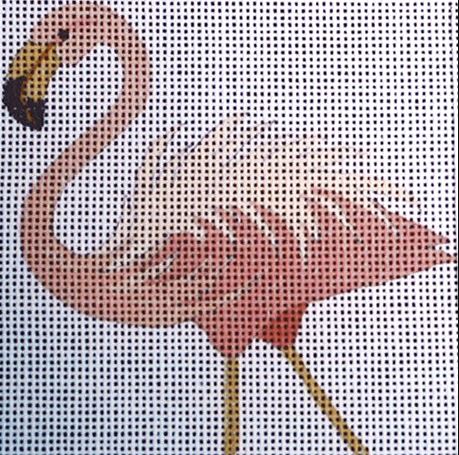 click here to view larger image of Flamingo - Striding (hand painted canvases)