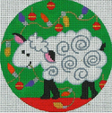 click here to view larger image of Sheep w/Lights (hand painted canvases)