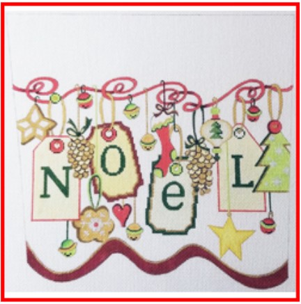 click here to view larger image of Cuff (Noel Tags) - Shawn Jenkins (hand painted canvases)