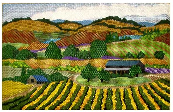 click here to view larger image of Nappa Valley Vineyard (hand painted canvases)