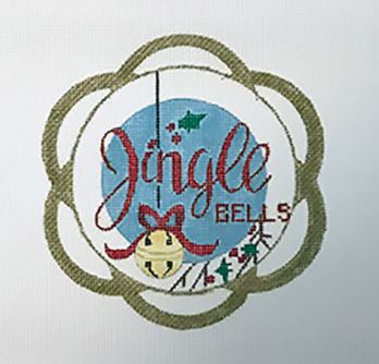click here to view larger image of Jingle w/Bells (hand painted canvases)
