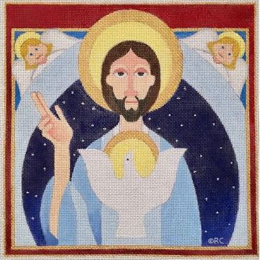 click here to view larger image of Christ Icon (hand painted canvases)
