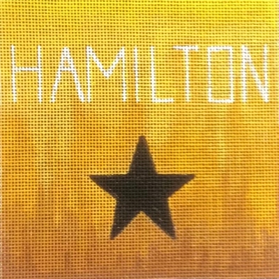 click here to view larger image of Hamilton  (hand painted canvases)
