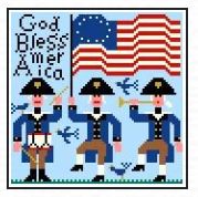 click here to view larger image of God Bless America (hand painted canvases)