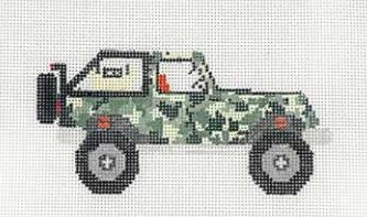 click here to view larger image of Yeti Jeep (hand painted canvases)