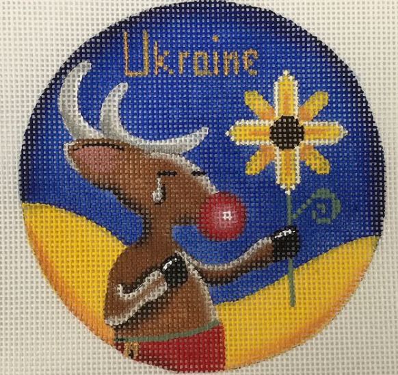 click here to view larger image of Our Hearts to Ukraine (hand painted canvases)
