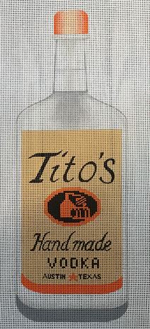 click here to view larger image of Titos Bottle (hand painted canvases)