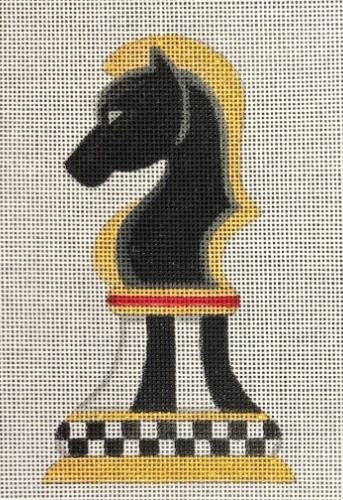 click here to view larger image of Knight Chess Piece (hand painted canvases)