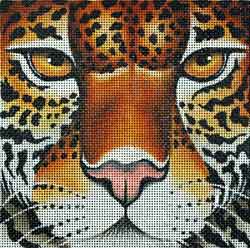 click here to view larger image of Jaguar Coaster (hand painted canvases)