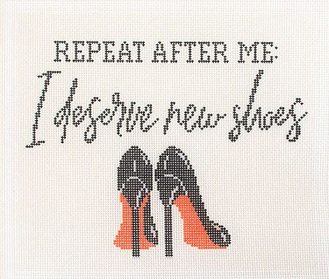 click here to view larger image of Repeat After Me (printed canvas)