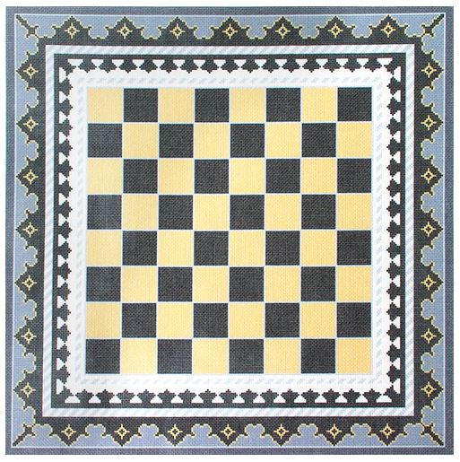 click here to view larger image of The Gambit Chessboard - Grey/Sand (printed canvas)