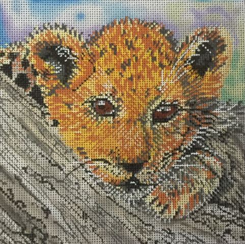 click here to view larger image of Lion Cub (hand painted canvases)