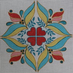 click here to view larger image of Heart Kaleidoscope (hand painted canvases)