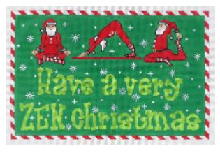 click here to view larger image of Have a very Zen Christmas (hand painted canvases)