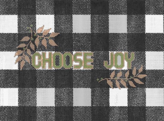 click here to view larger image of Choose Joy (hand painted canvases)