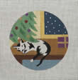 click here to view larger image of Snooze Ornament (hand painted canvases)