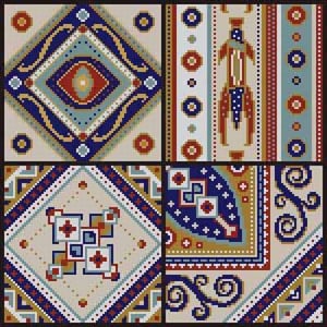 click here to view larger image of Ethnic Patterns - G-788 (hand painted canvases)