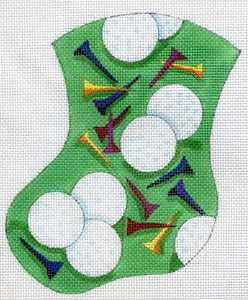 click here to view larger image of Golfing Collage (hand painted canvases)