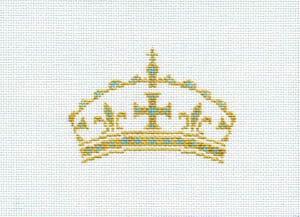 click here to view larger image of Crown of the Month - March (hand painted canvases)