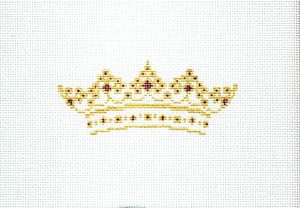 click here to view larger image of Crown of the Month - January (hand painted canvases)