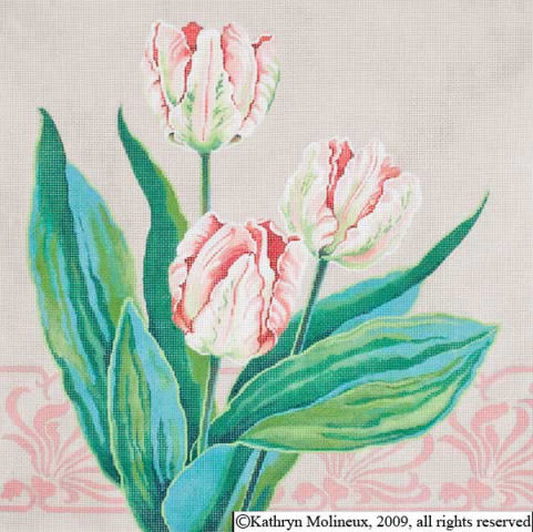 click here to view larger image of Tulips (hand painted canvases)